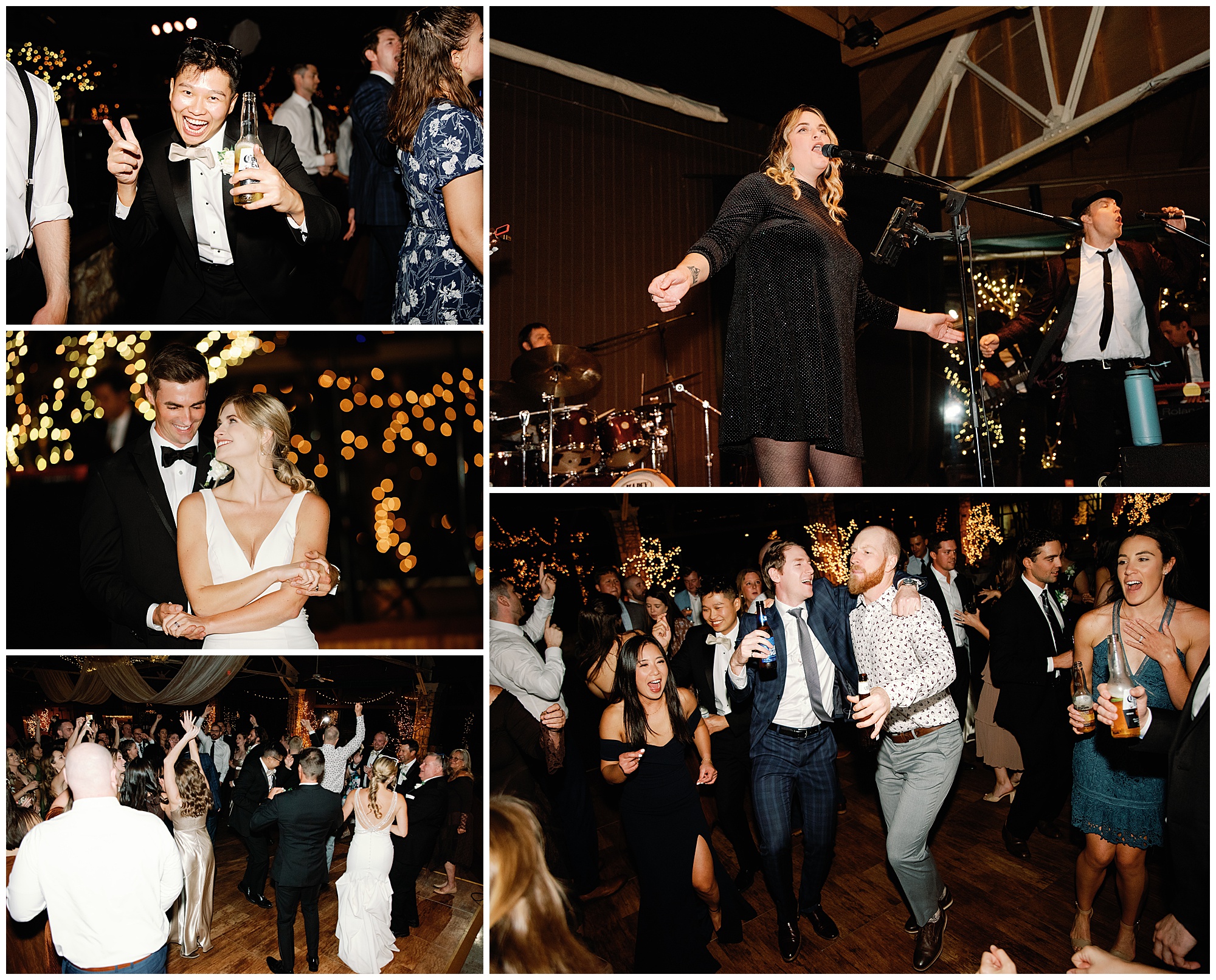 Dance Floor Fun with a live band.  Photos by Kathy Beaver Video by Katherine Denise Films 